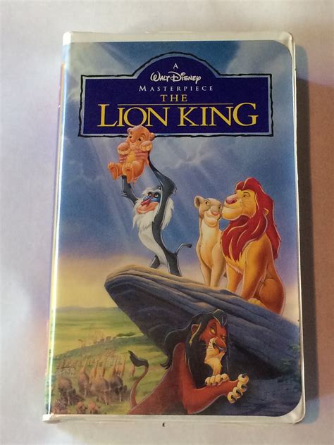 lion king vhs|lion king vhs unopened.